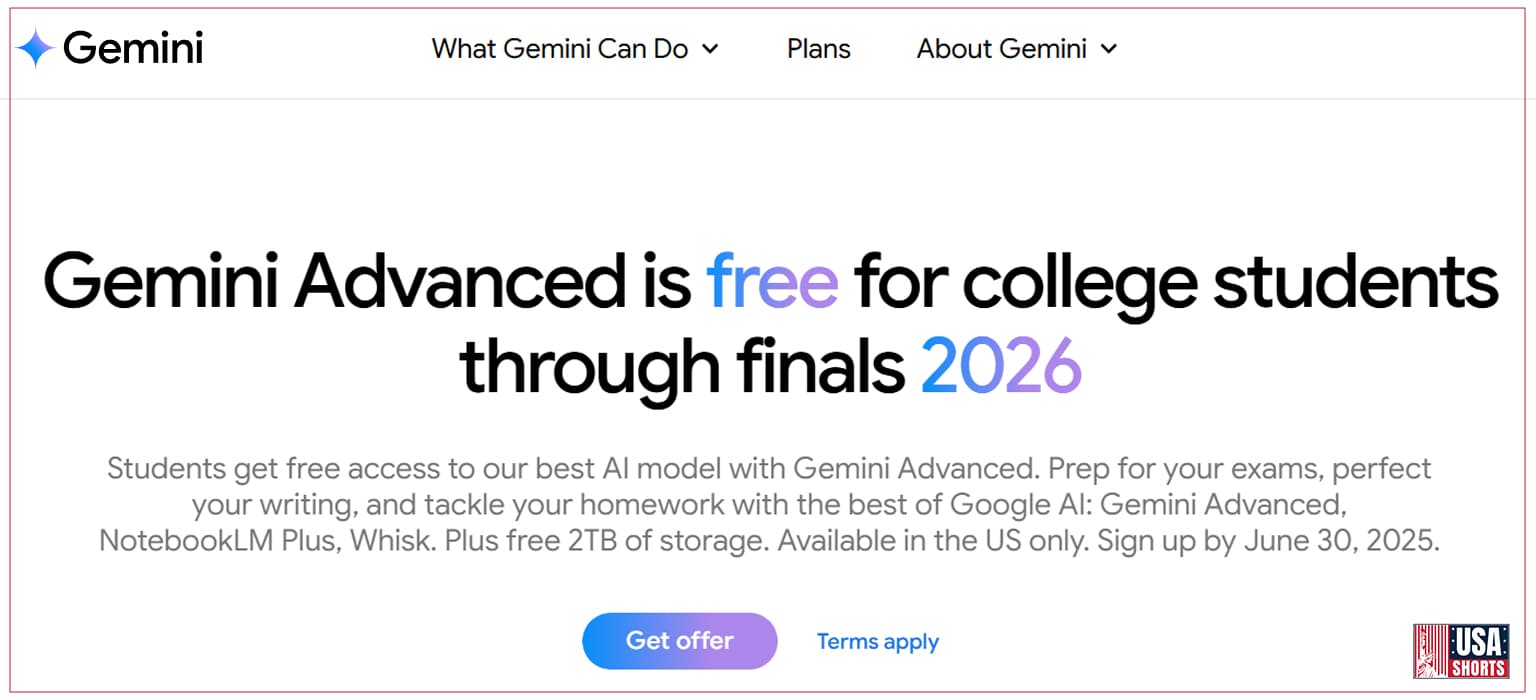 Google One AI Premium Free for Students Until 2026