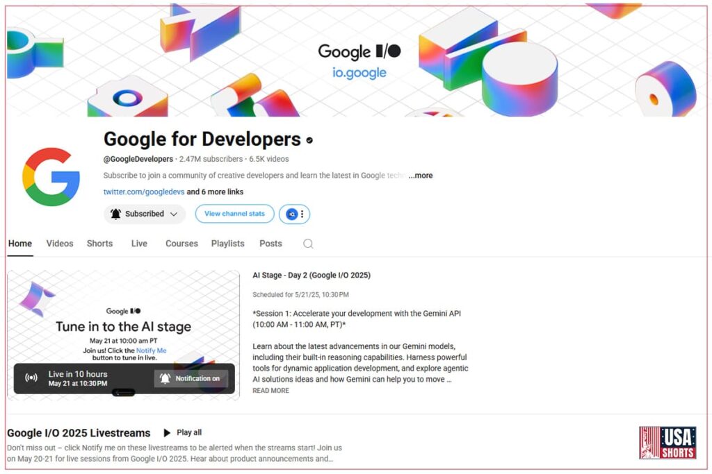 Google I/O 2025 Developer Keynote: Launch New Tools