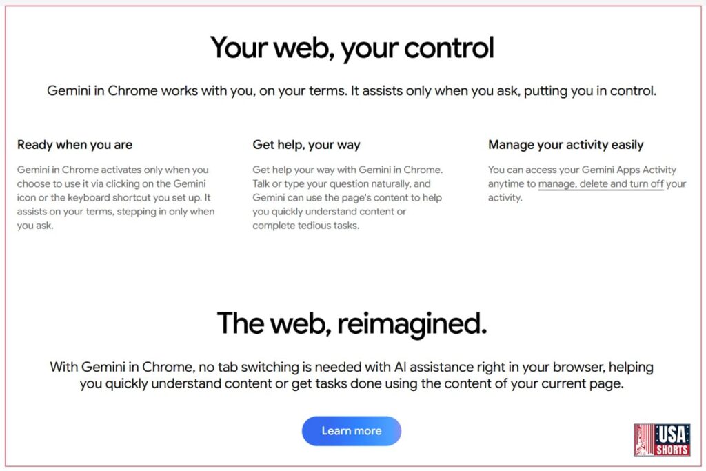 Gemini in Chrome: A Step to Google’s Agentic Era